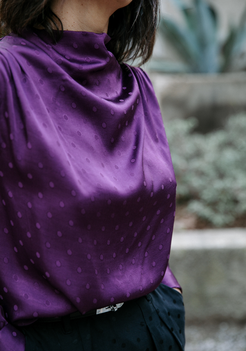 Lucente Viscose Jacquard - by 10 cm - several colors