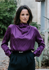 Lucente Viscose Jacquard - by 10 cm - several colors