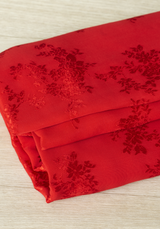 Poésie Viscose Jacquard - by 10 cm - several colors