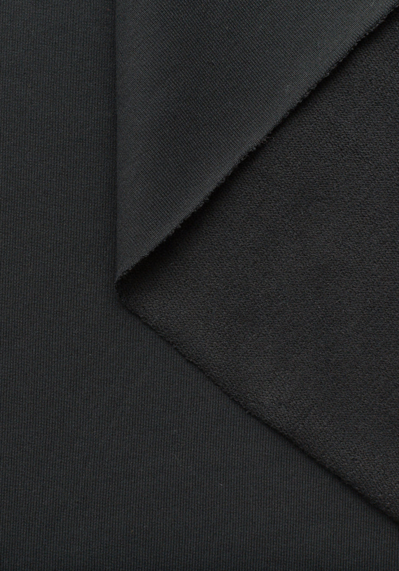 Sweatshirt  fabric – 100% cotton black or navy blue