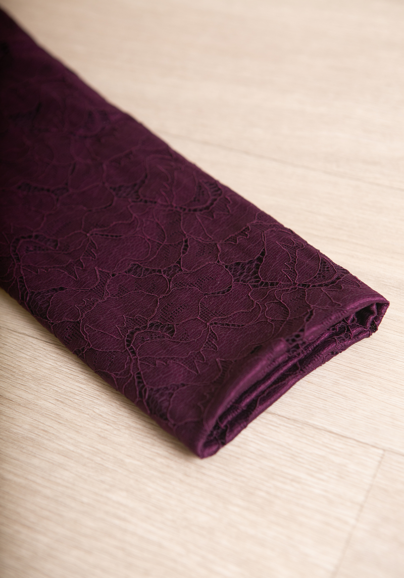 Daphne Floral Lace Fabric - Multiple Colors