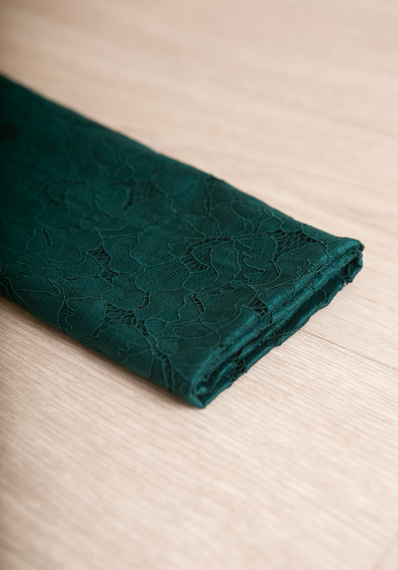 Daphne Floral Lace Fabric - Multiple Colors