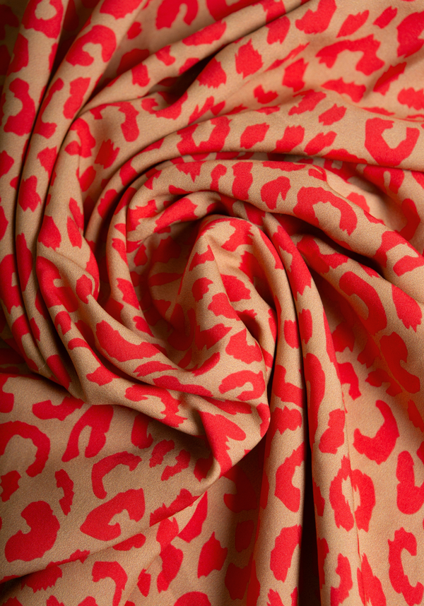 Léo Viscose Poplin Fabric - by 10 cm