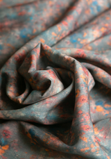 Ghost Flower - printed viscose poplin fabric - Various colours