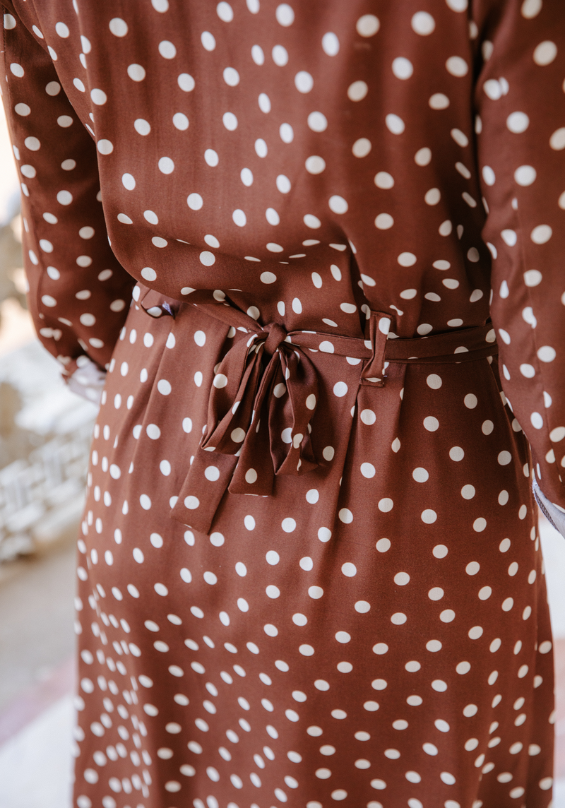 Poplin viscose Lunares - by 10cm