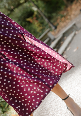 Poplin viscose Lunares - by 10cm