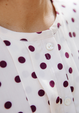 Poplin viscose Lunares - by 10cm