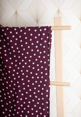 Poplin viscose Lunares - by 10cm