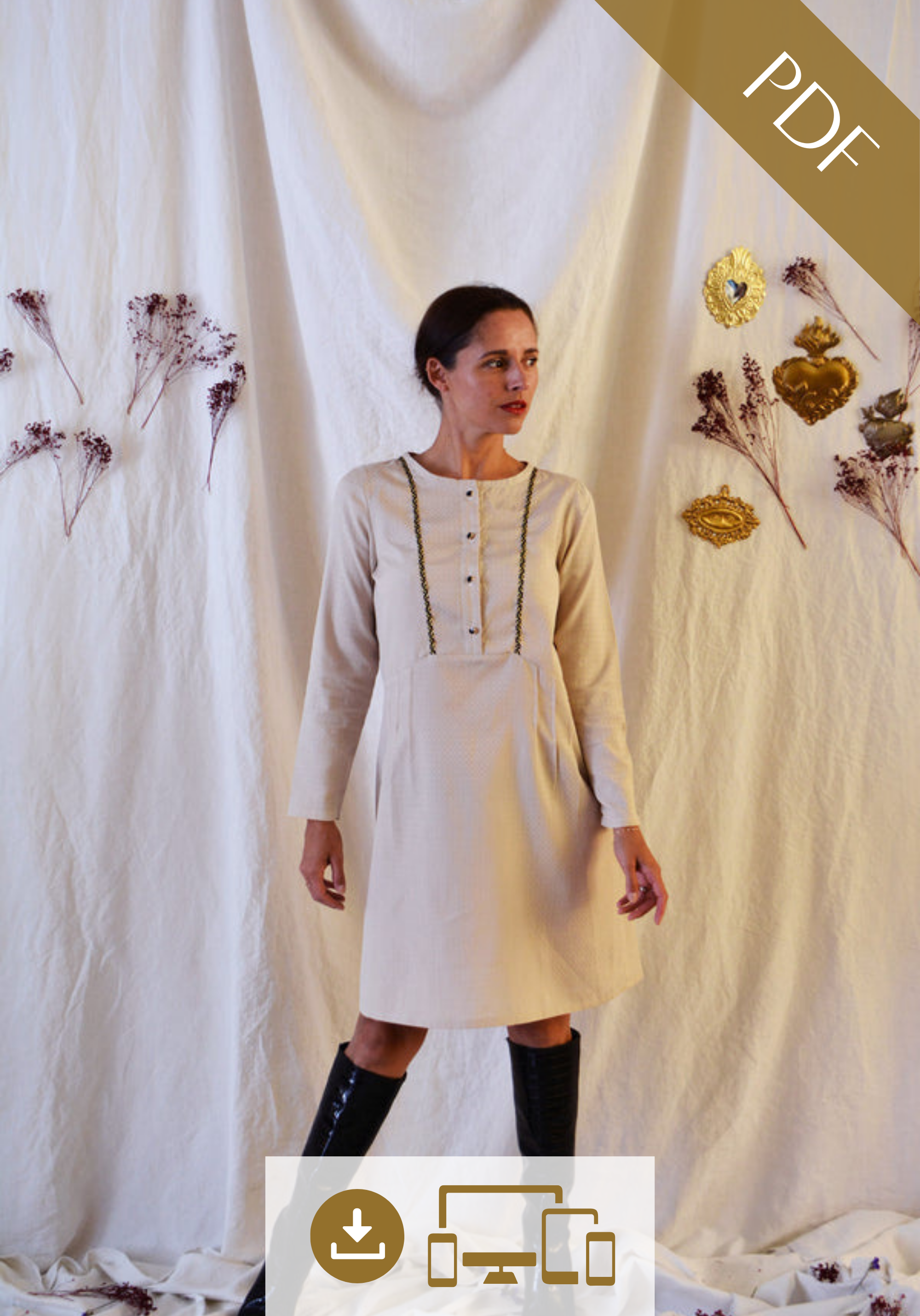 Maïa Blouse PDF Sewing Pattern (A0, A4 and US letter) – Maison Fauve UK