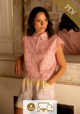 Malibu polo PDF Sewing Pattern (A0, A4 and US letter, videoprojection)