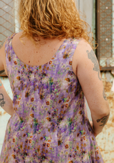 Ghost Flower - printed viscose poplin fabric - Various colours
