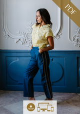 Free Sewing Pattern MELLOW Trousers / Downloadable PDF