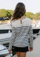 Girl Sewing Box - The Miss Pirate breton top