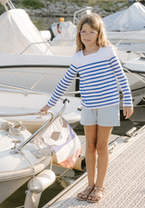 Girl Sewing Box - The Miss Pirate breton top