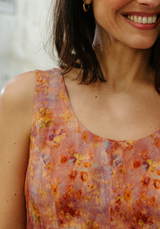 Ghost Flower - printed viscose poplin fabric - Various colours