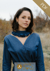 Detachable FROUFROU Collar PDF Sewing Pattern (A0, A4 and US letter)