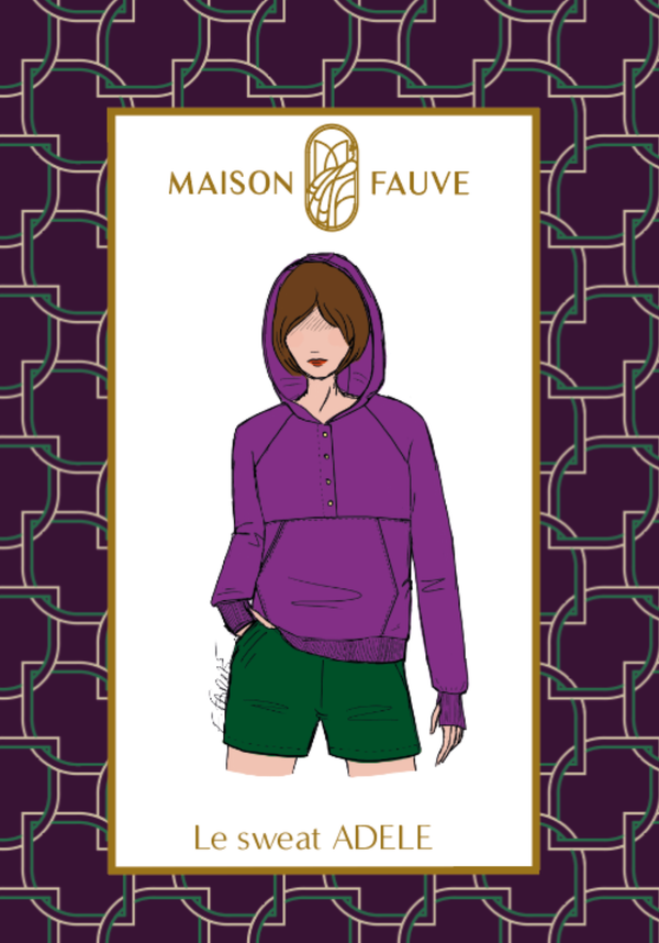 Adele sweatshirt Sewing Pattern - Paper pattern