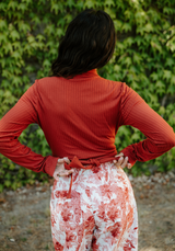 Cursive Wrap Top Sewing Pattern - Paper Pattern