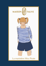 Miss Pirate Breton Top - Paper Pattern