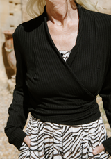 Cursive Wrap Top Sewing Pattern - Paper Pattern