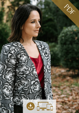 Damas Jacket PDF Sewing Pattern (A0, A4 and US letter, videoprojection)