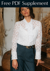 Free PDF Supplement Péninsule Blouse / PDF (A4, A3, A0, US Letter) - Frames, Layers by Size, Video Projection