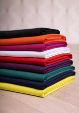 Plain viscose twill fabric - Multiple colours