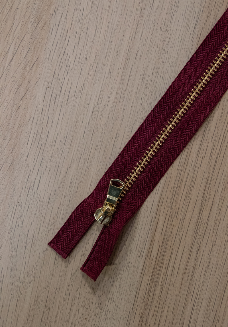 45cm separating zip for jackets and coats - Several colours – Maison ...