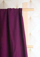 Plain viscose twill fabric - by 10 cm