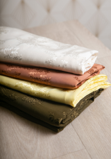 Poésie Viscose Jacquard - by 10 cm - several colors