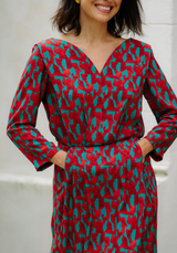 Pietra printed viscose poplin fabric - Various colors