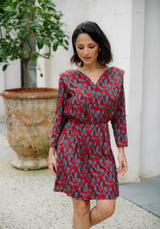 Pietra printed viscose poplin fabric - Various colors