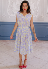 Free PDF supplement: Notte sleeveless dress / PDF (A4, A3, A0, US Letter) - Frames, Layers by Size, Video Projection