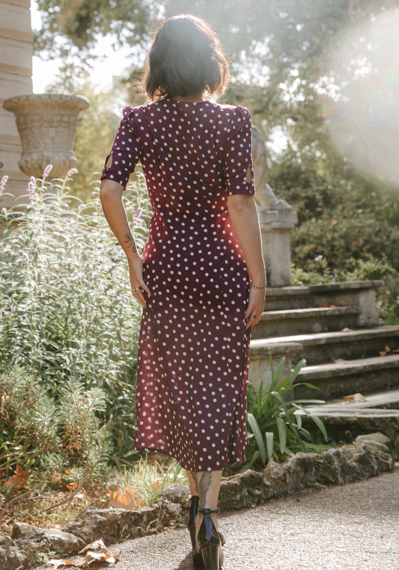 midi dress pattern with sleeves S9639 | Misses' Midi Wrap Dress