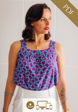 Salto Top Paper PDF Pattern (A0, A3, A4 and US letter)
