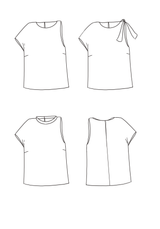 Santa Fe Top PDF Sewing Pattern  (A4 A0 and US letter)