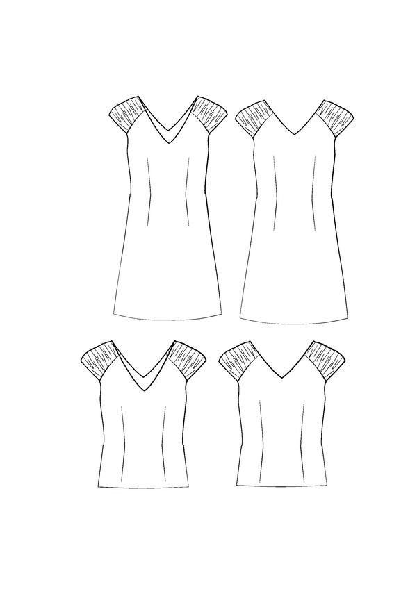 Sewing Box - PÉTULA dress or blouse
