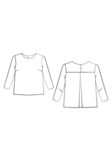 Miss Violette Blouse Sewing Pattern - Paper Pattern