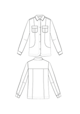 Ex Libris Overshirt Sewing Pattern - Paper Pattern