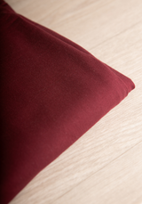 Soft jersey 100 % cotton - Burgundy and powder pink