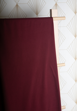 Soft jersey 100 % cotton - Burgundy and powder pink