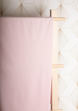 Soft jersey 100 % cotton - Burgundy and powder pink
