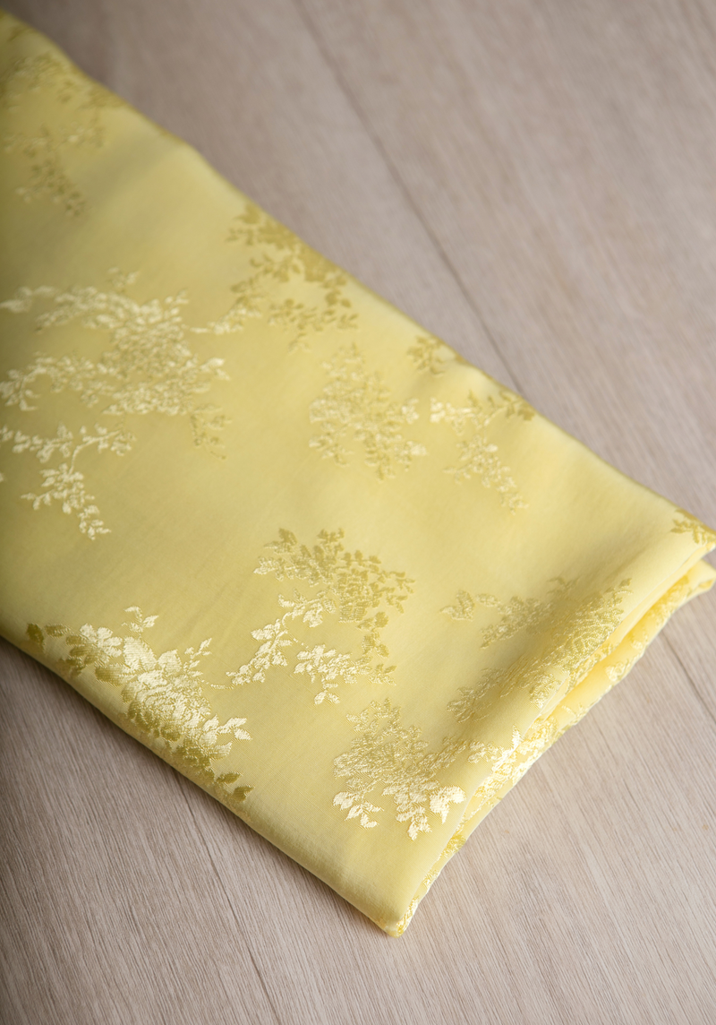 Poésie Viscose Jacquard - by 10 cm - several colors