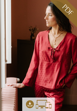 Soupir Pyjamas PDF Sewing Pattern (A0, A4 and US letter, videoprojection)