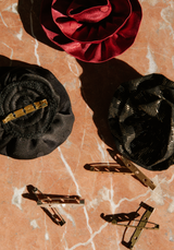 Metal safety pins for brooches – 40 mm – Gold, Silver, Rose Gold or Bronze