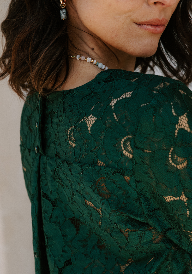 Daphne Floral Lace Fabric - Multiple Colors Maison Fauve UK Daphne Floral Lace Fabric - Multiple Colors Maison Fauve UK