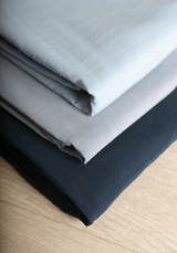 Tencel, linen and cotton dupion fabric - Multiple colors