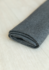 Grey Wool Drape Fabric- by 10 cm