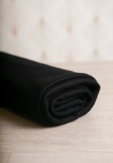 Wool Flannel – 100% Wool – Black