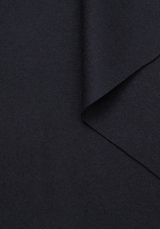 Wool Flannel Fabric – 100% Wool – Caviar